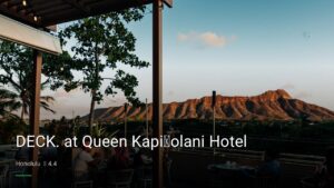 DECK. at Queen Kapiʻolani Hotel — Sports bars in Honolulu