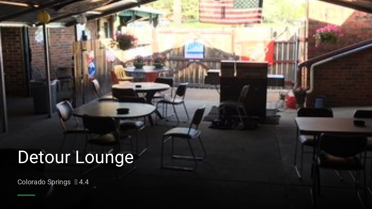 Detour Lounge - Sports Bars in Colorado Springs