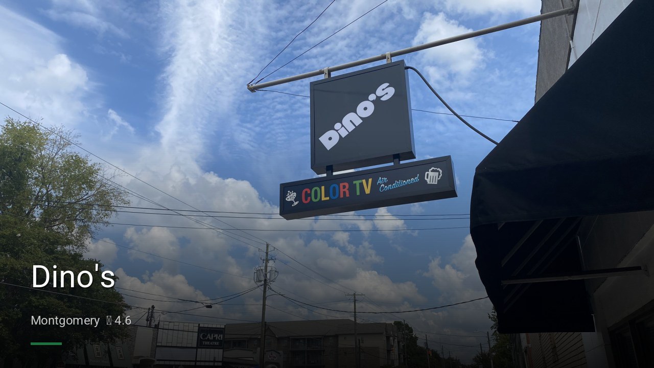 Dino's - Sports Bars in Montgomery
