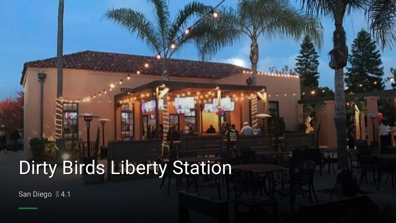 Dirty Birds Liberty Station - Sports Bars in San Diego
