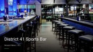 District 41 Sports Bar — Sports bars in Newport News