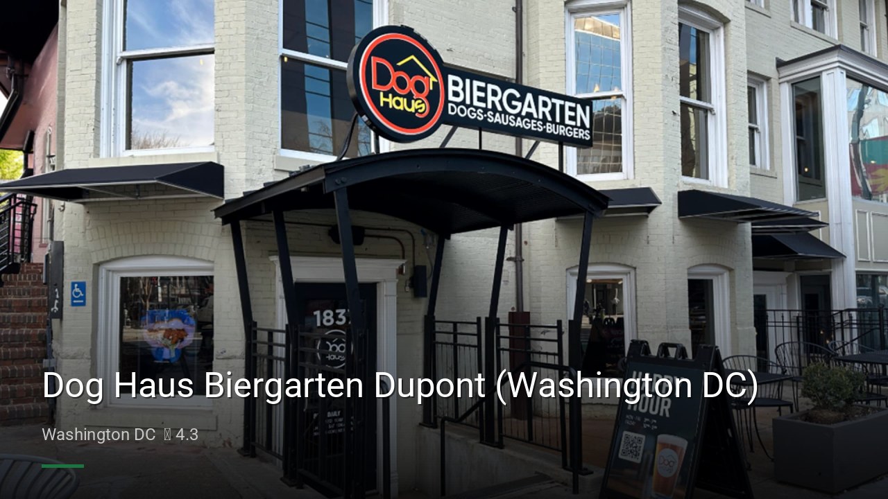 Dog Haus Biergarten Dupont (Washington DC) - Sports Bars in Washington DC