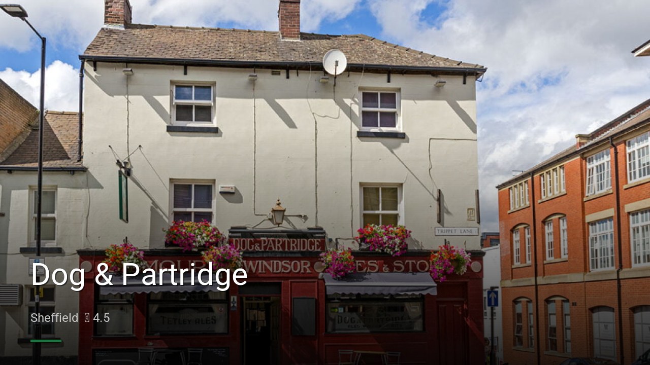 Dog & Partridge - Sports Bars in Sheffield