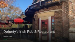 Doherty’s Irish Pub & Restaurant — Sports bars in Durham