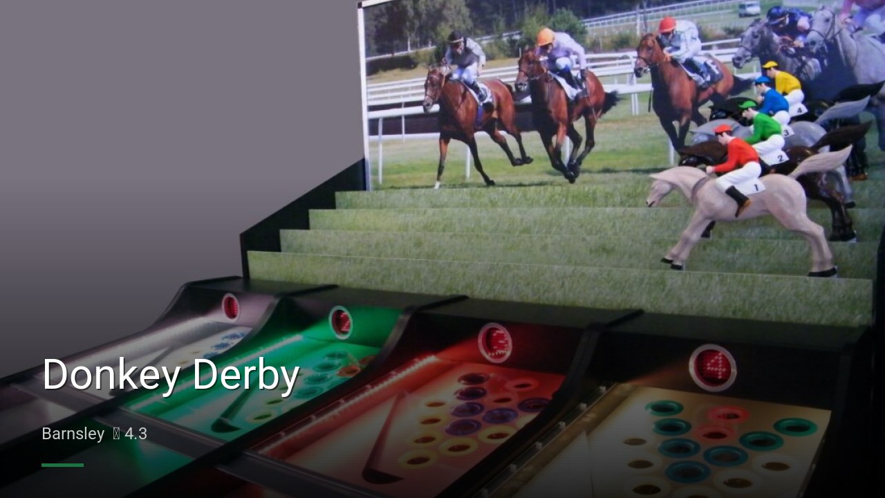 Donkey Derby - Sports Bars in Barnsley