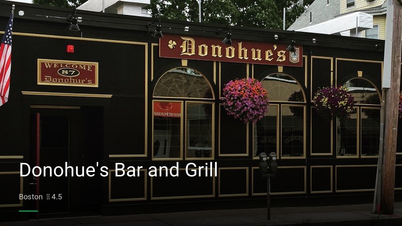 Donohue's Bar and Grill - Sports Bars in Boston
