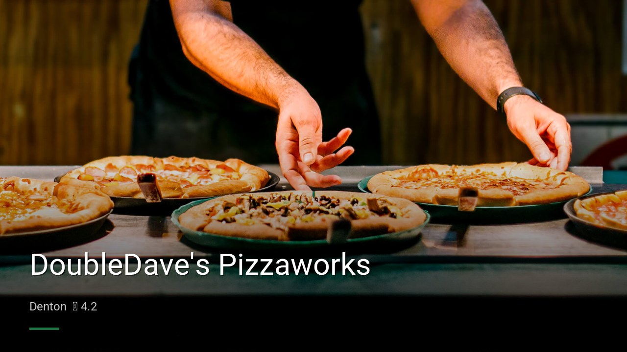 DoubleDave's Pizzaworks - Sports Bars in Denton