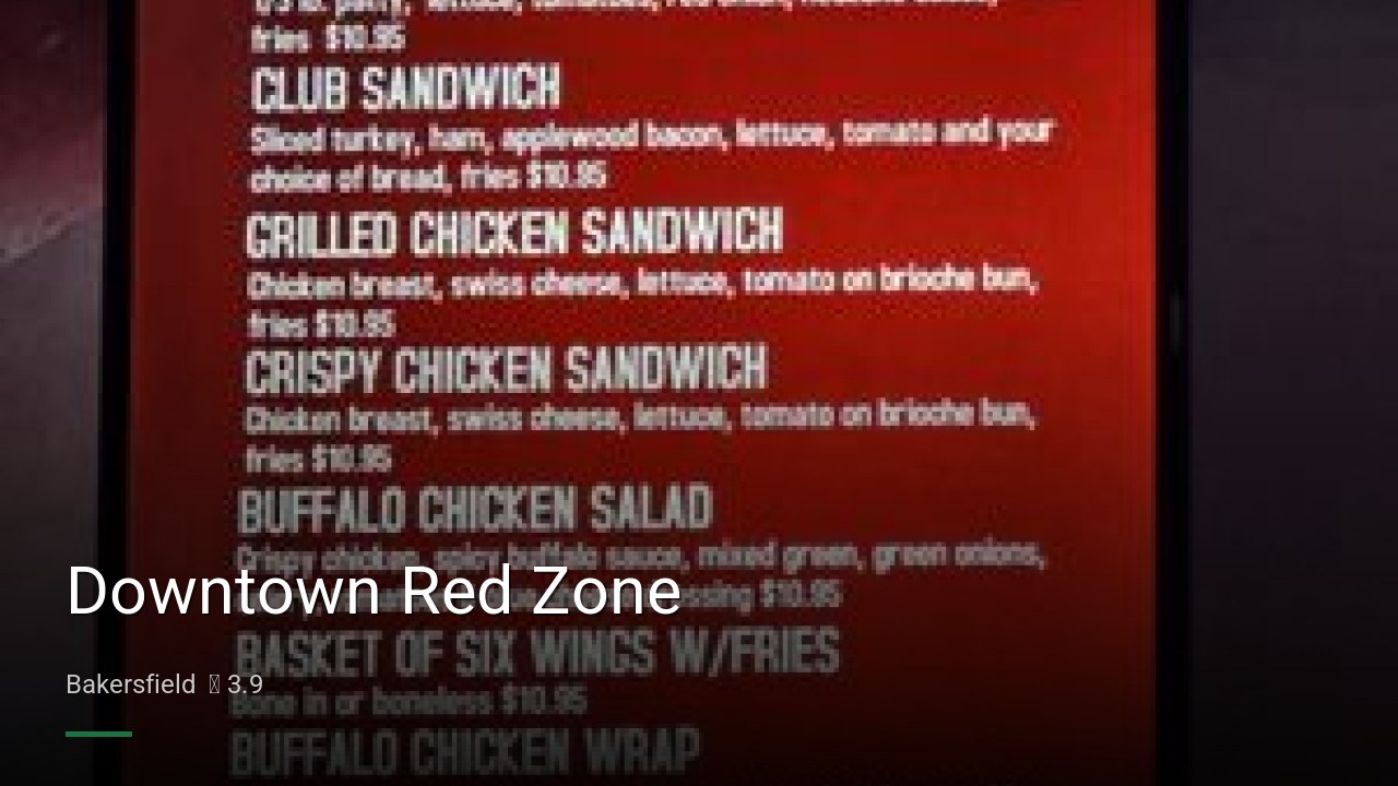Downtown Red Zone - Sports Bars in Bakersfield