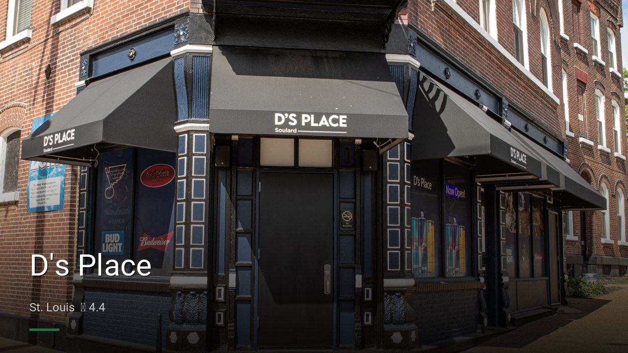 D's Place - Sports Bars in St. Louis