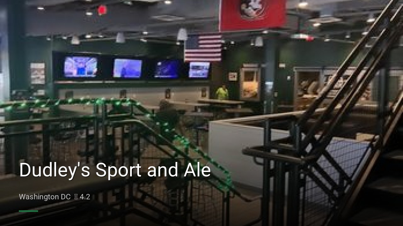Dudley's Sport and Ale - Sports Bars in Washington DC