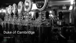Duke of Cambridge — Pubs in Cambridge