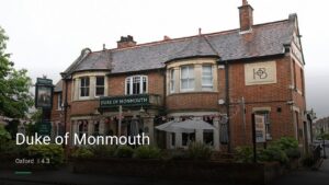 Duke of Monmouth — Pubs in Oxford