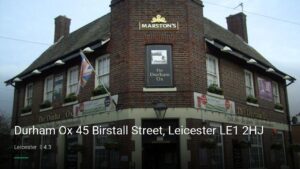 Durham Ox 45 Birstall Street, Leicester LE1 2HJ — Pubs in Leicester