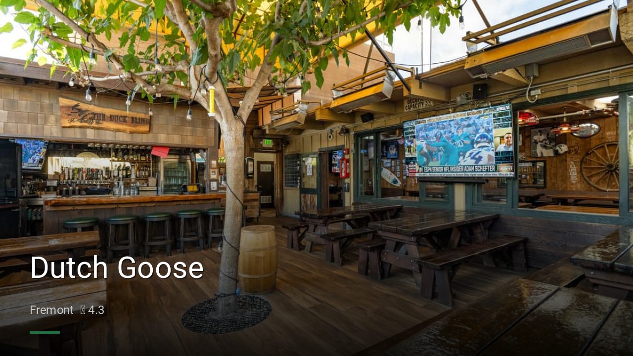 Dutch Goose - Sports Bars in Fremont