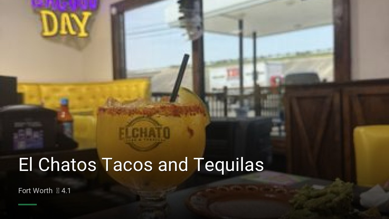 El Chatos Tacos and Tequilas - Sports Bars in Fort Worth
