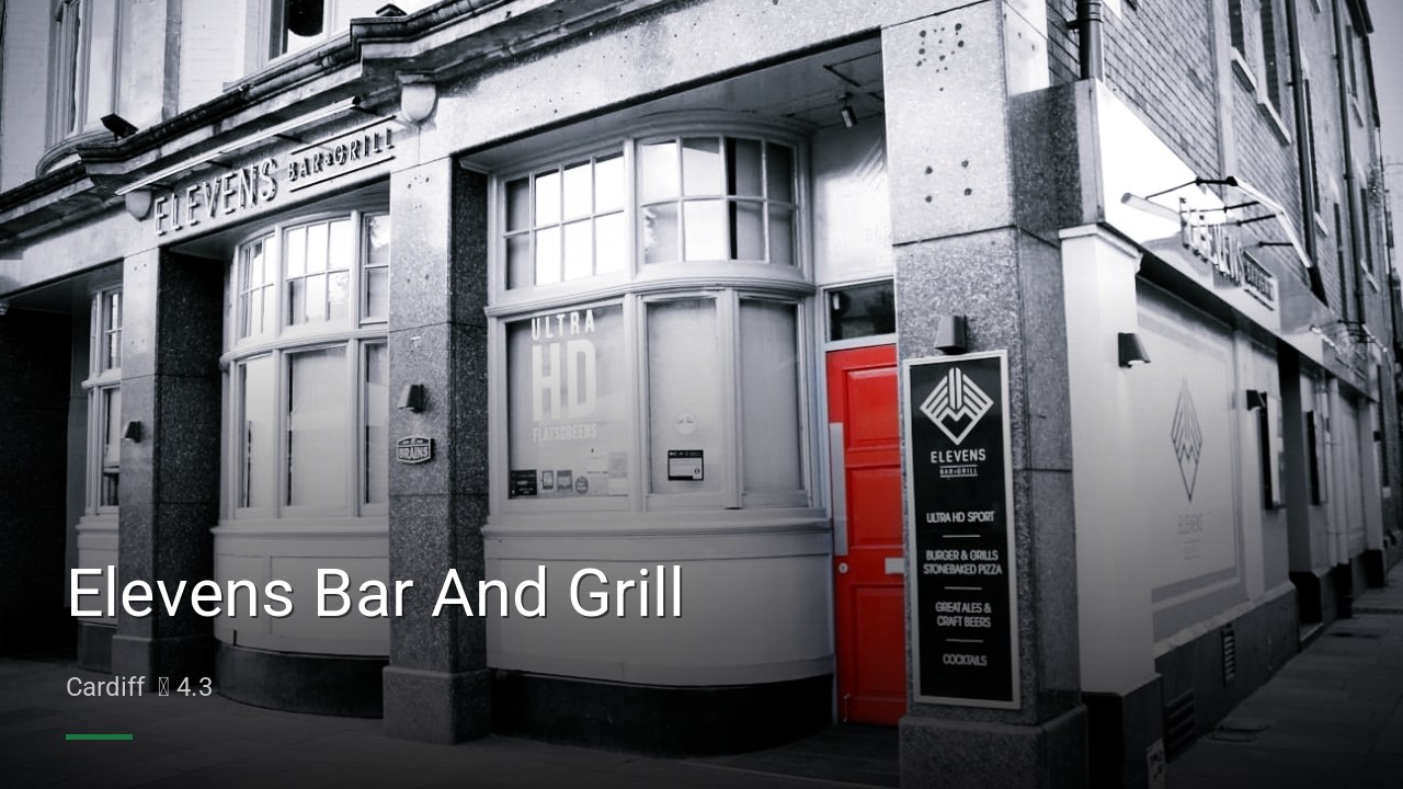 Elevens Bar And Grill - Sports Bars in Cardiff