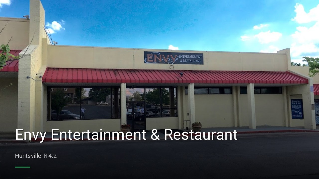 Envy Entertainment & Restaurant - Sports Bars in Huntsville