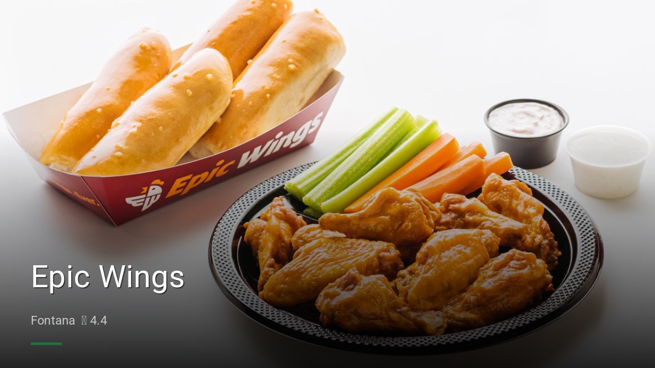 Epic Wings - Sports Bars in Fontana