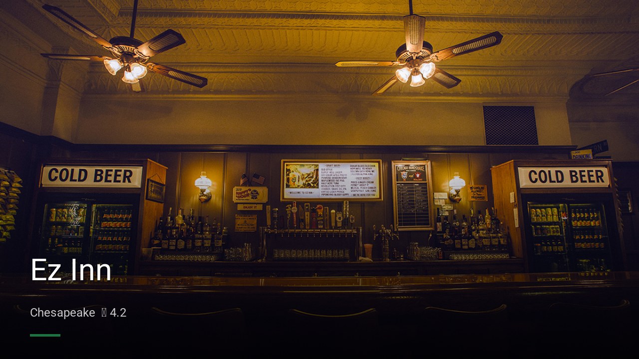 Ez Inn - Sports Bars in Chesapeake