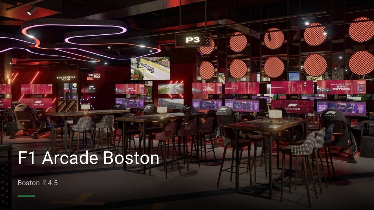 F1 Arcade Boston - Sports Bars in Boston