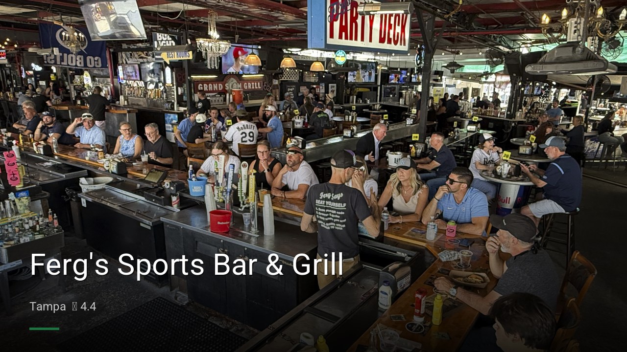 Ferg's Sports Bar & Grill - Sports Bars in Tampa