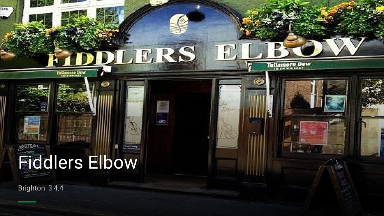 Fiddlers Elbow - Sports Bars in Brighton