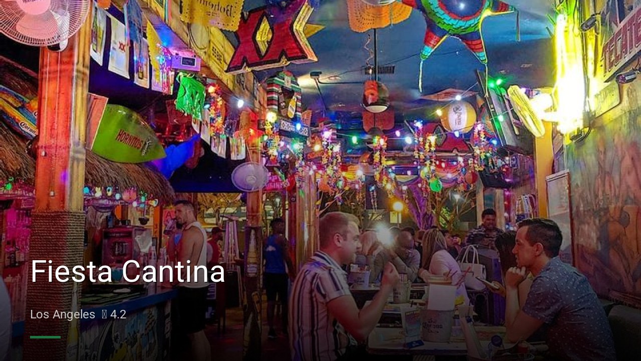 Fiesta Cantina - Sports Bars in Los Angeles