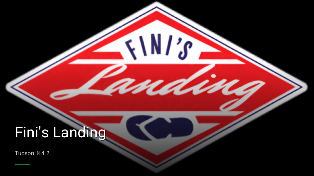 Fini's Landing - Sports Bars in Tucson