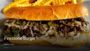 Firestone burger — Sports bars in Fresno