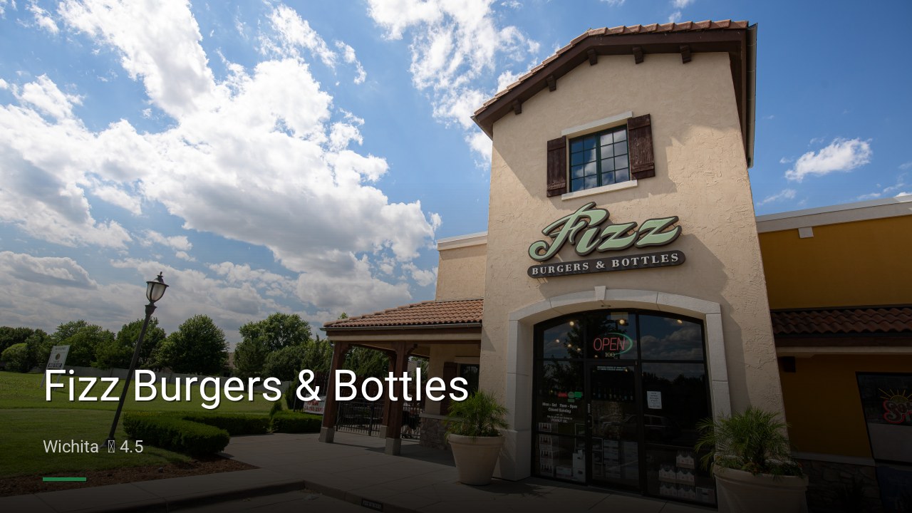 Fizz Burgers & Bottles - Sports Bars in Wichita