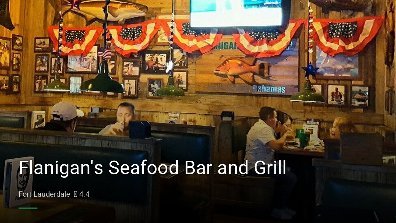 Flanigan's Seafood Bar and Grill - Sports Bars in Fort Lauderdale