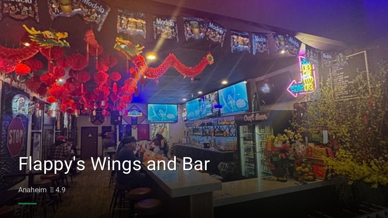Flappy's Wings and Bar - Sports Bars in Anaheim