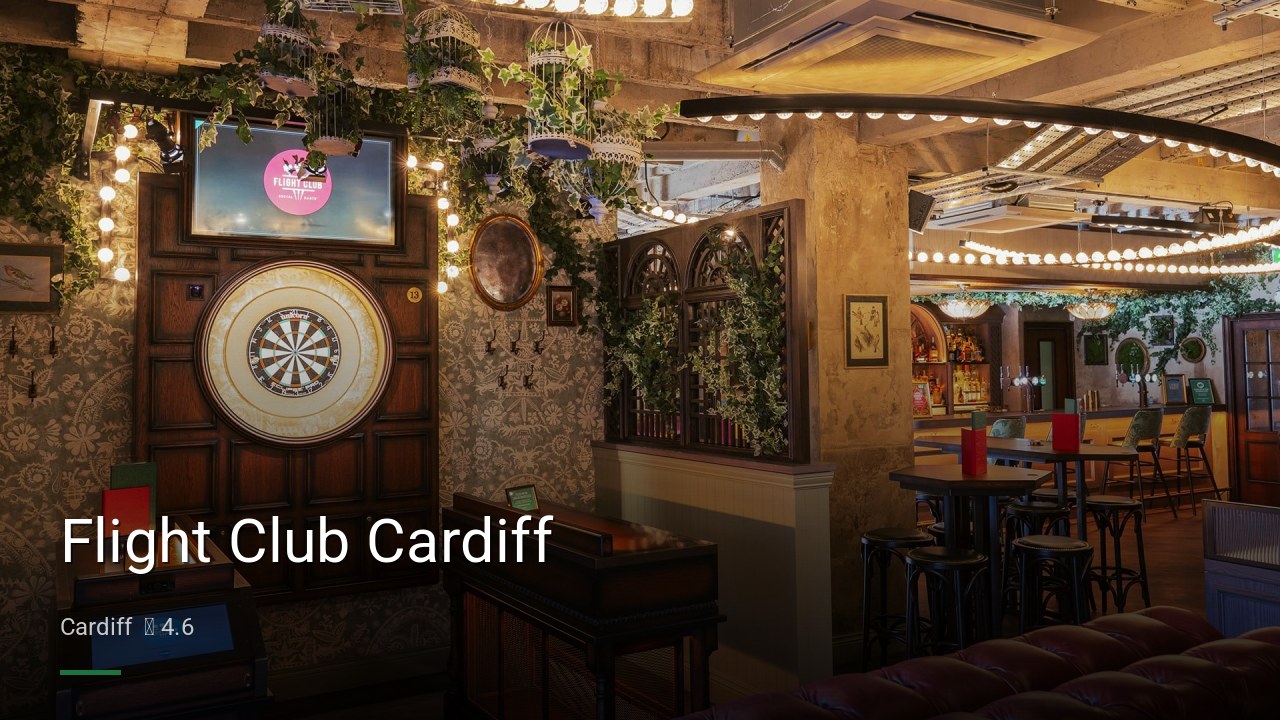 Flight Club Cardiff - Sports Bars in Cardiff