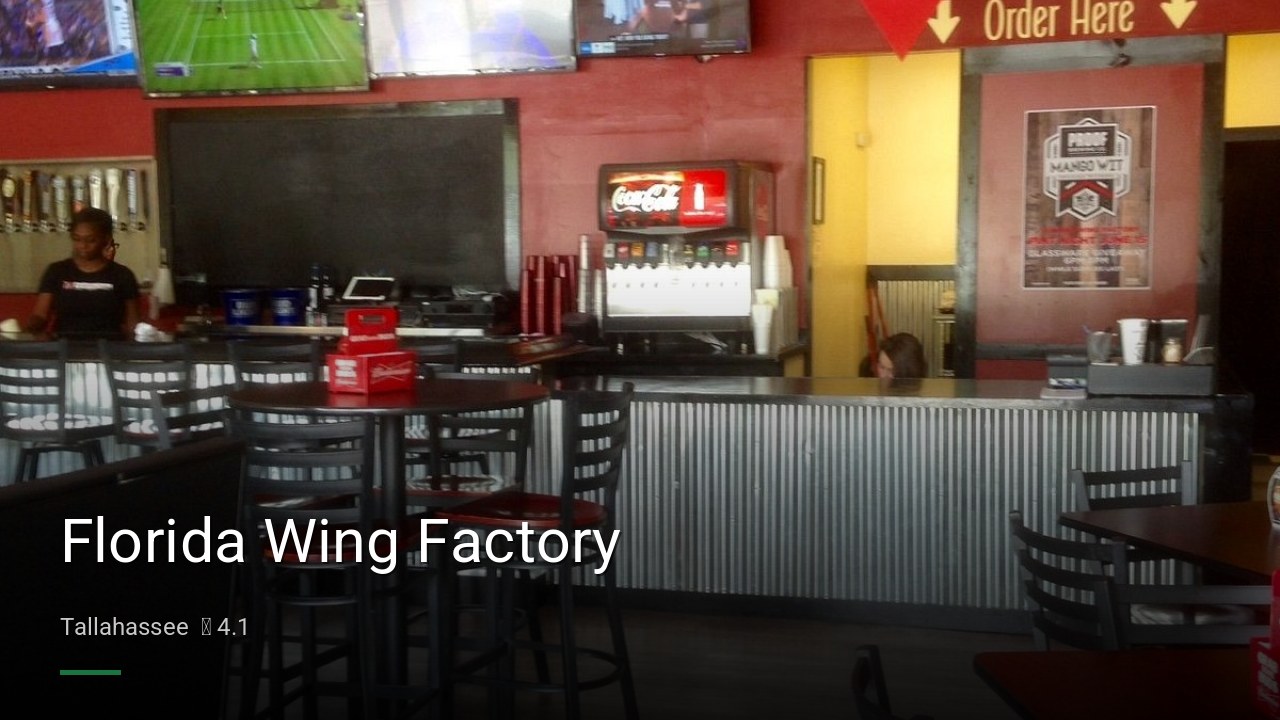 Florida Wing Factory - Sports Bars in Tallahassee