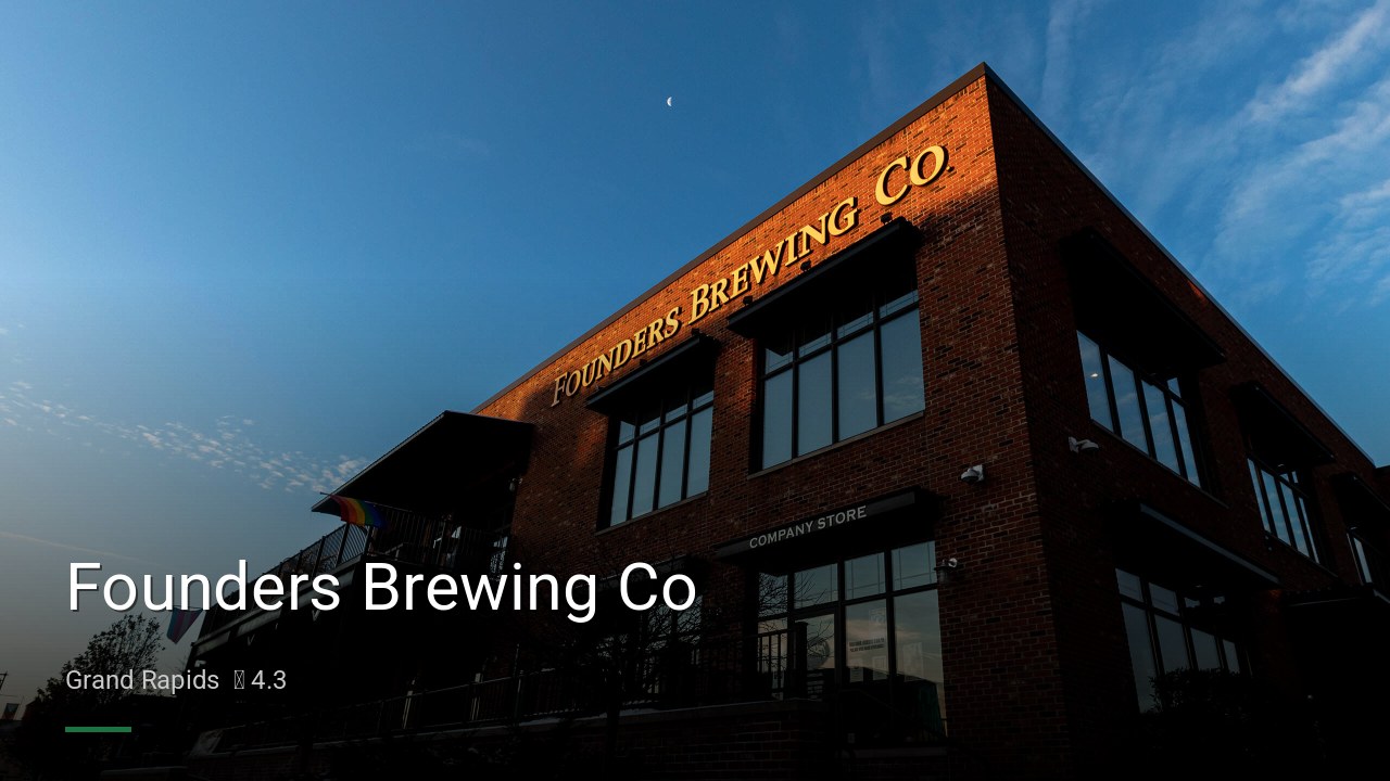 Founders Brewing Co - Sports Bars in Grand Rapids