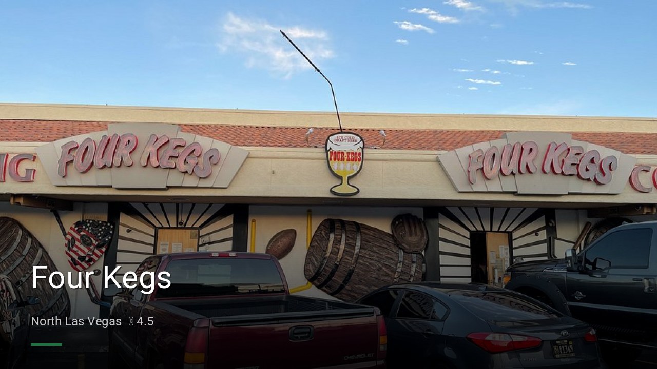 Four Kegs - Sports Bars in North Las Vegas