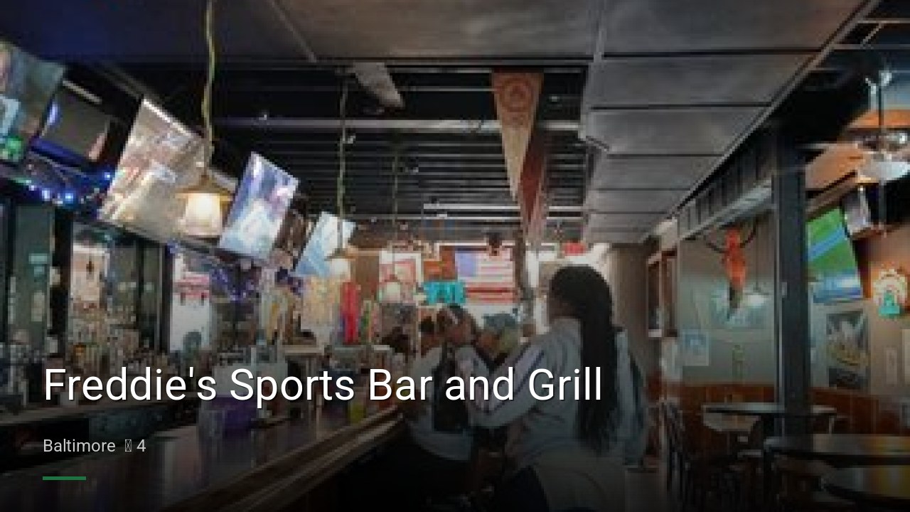 Freddie's Sports Bar and Grill - Sports Bars in Baltimore