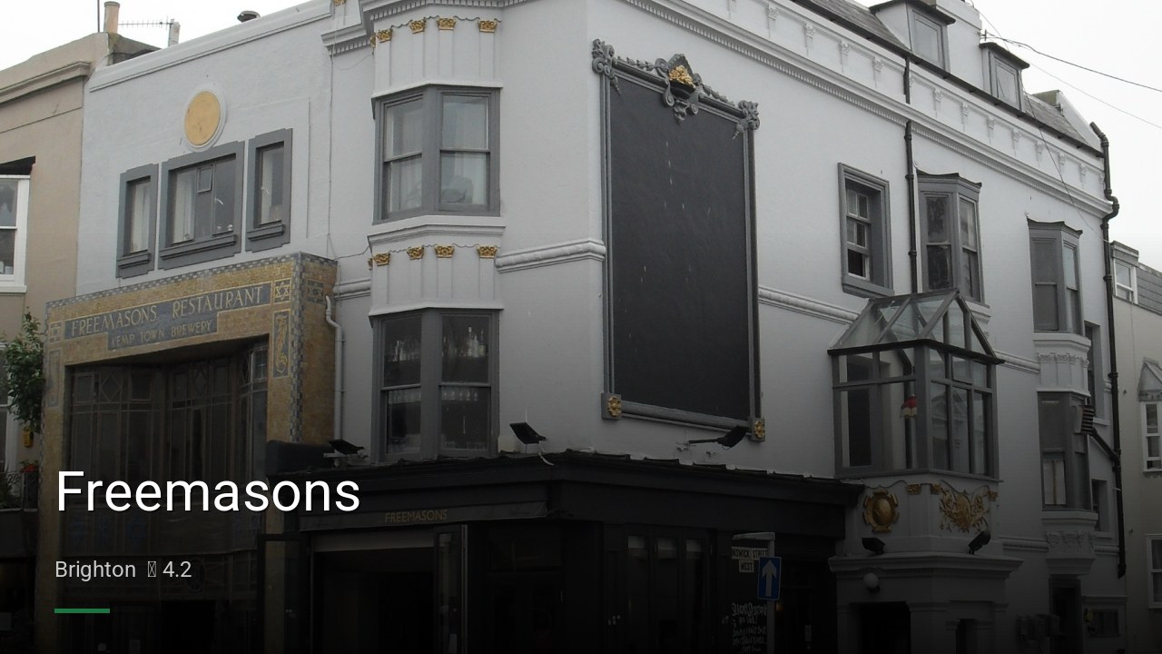Freemasons - Sports Bars in Brighton