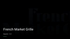French Market Grille — Sports bars in Augusta