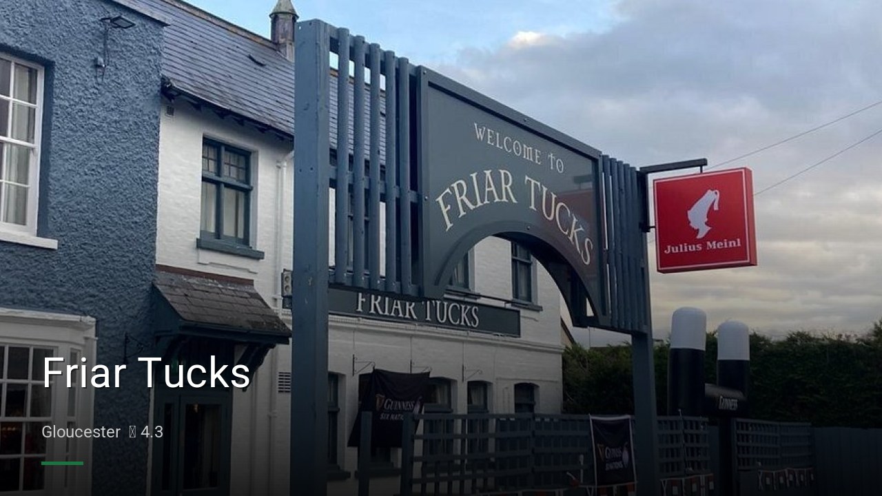 Friar Tucks - Sports Bars in Gloucester