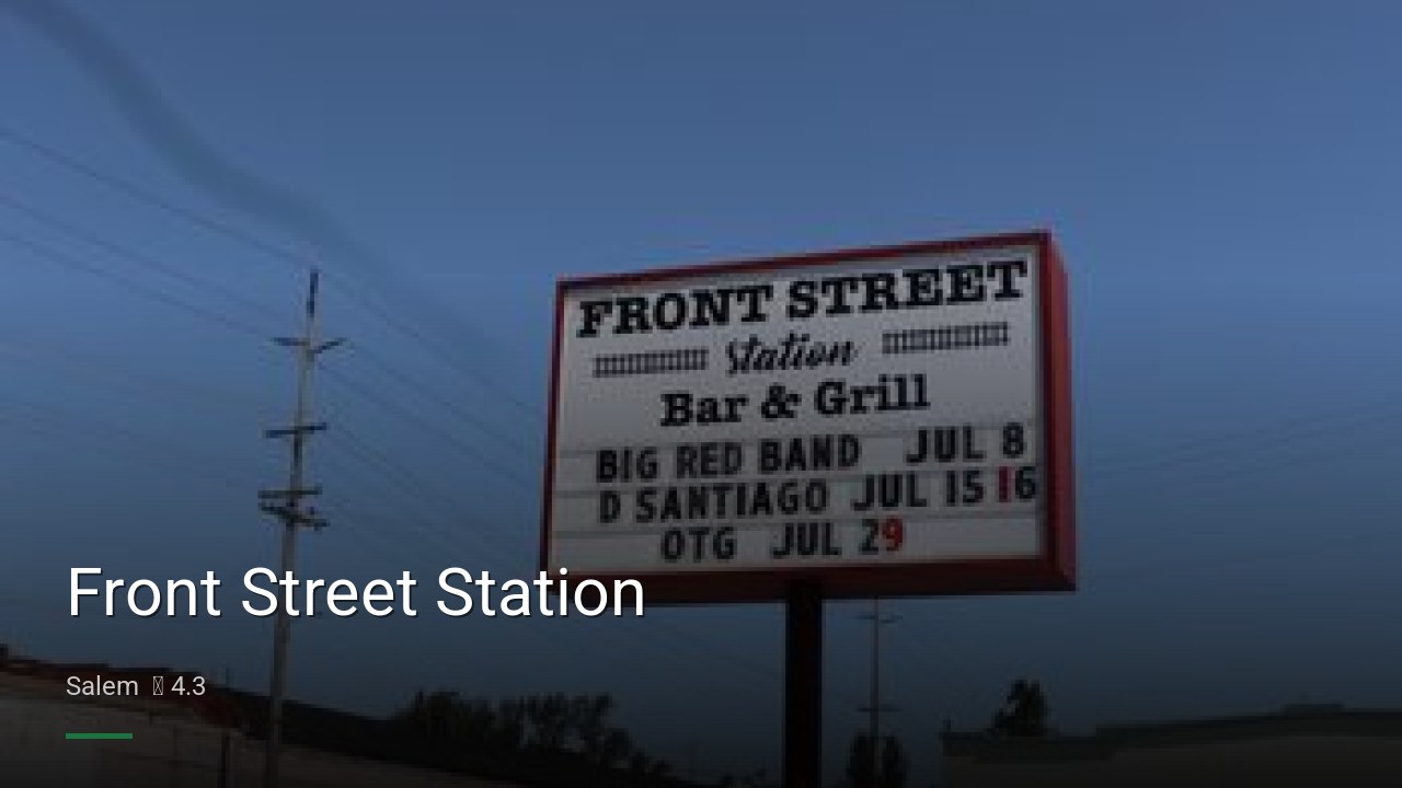 Front Street Station - Sports Bars in Salem