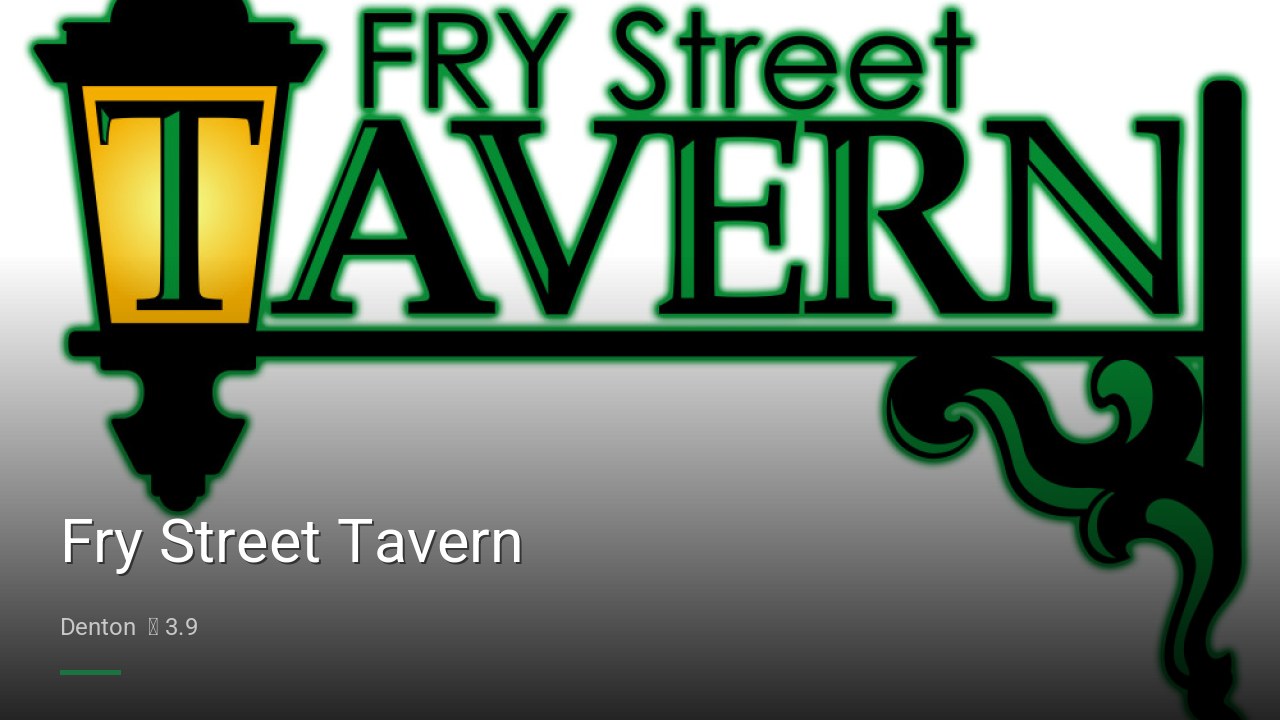 Fry Street Tavern - Sports Bars in Denton
