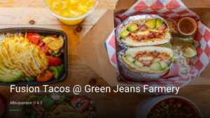 Fusion Tacos @ Green Jeans Farmery — Sports bars in Albuquerque