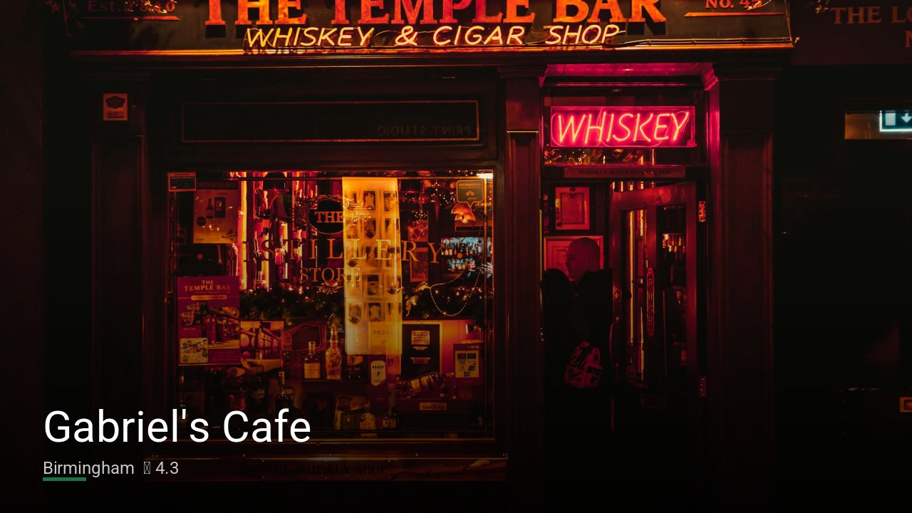 Gabriel’s Cafe — Sports bars in Birmingham