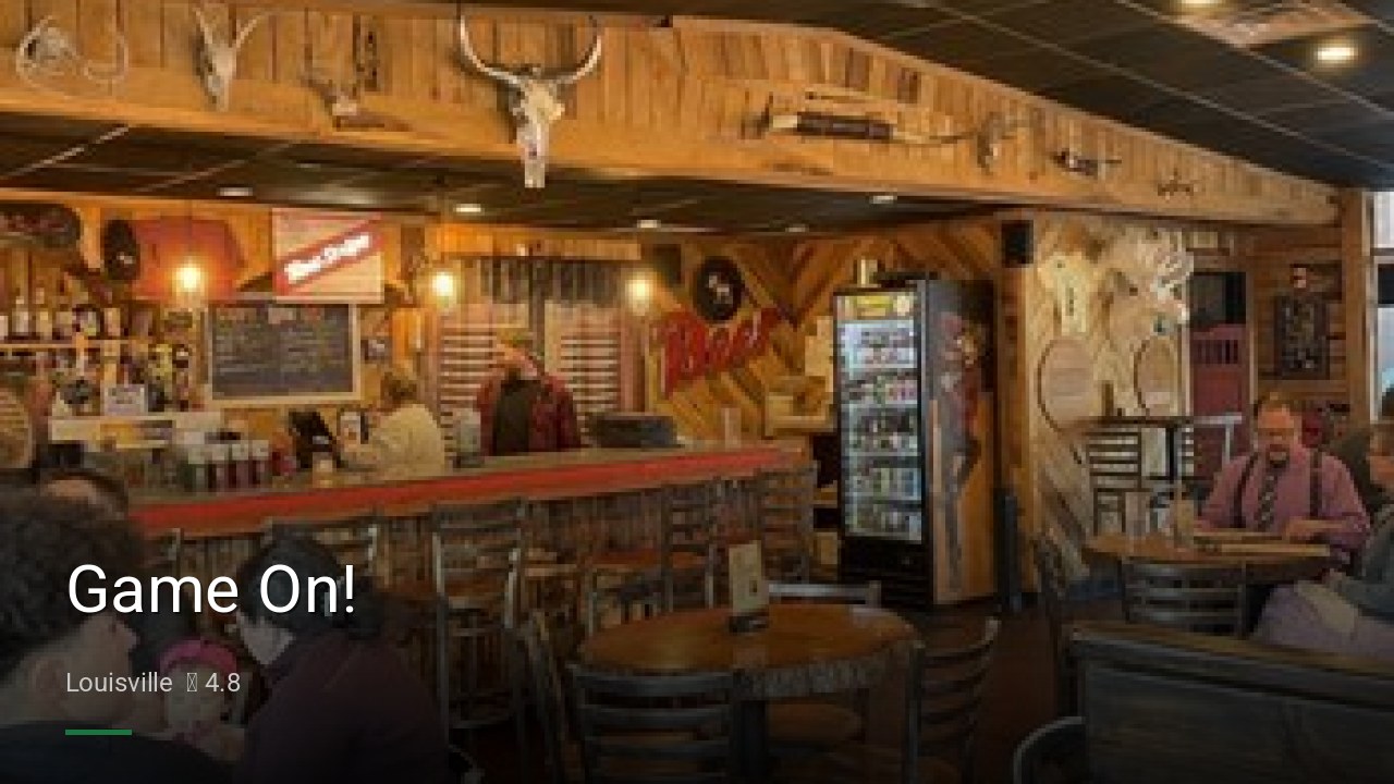 Game On! - Sports Bars in Louisville