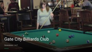 Gate City Billiards Club — Sports bars in Greensboro