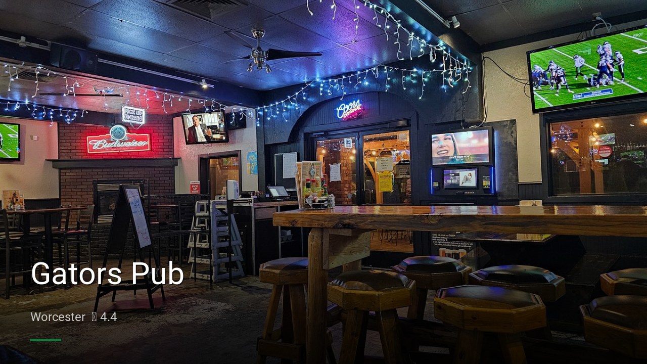 Gators Pub - Sports Bars in Worcester