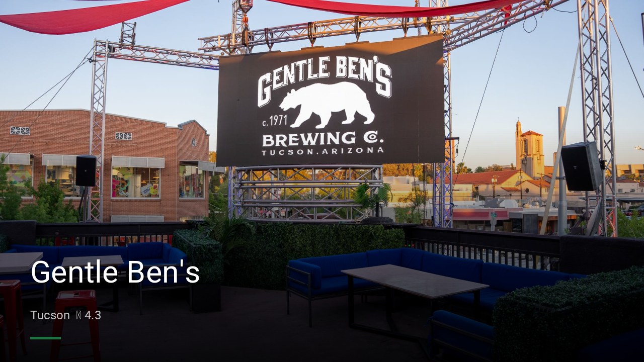 Gentle Ben's - Sports Bars in Tucson