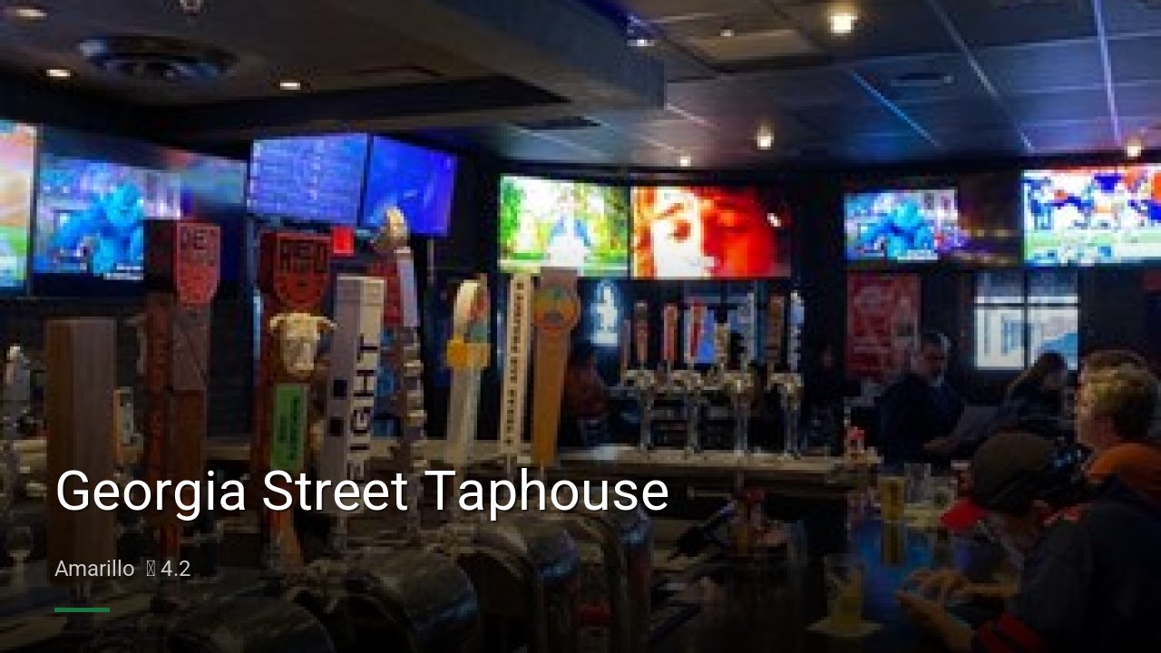 Georgia Street Taphouse - Sports Bars in Amarillo
