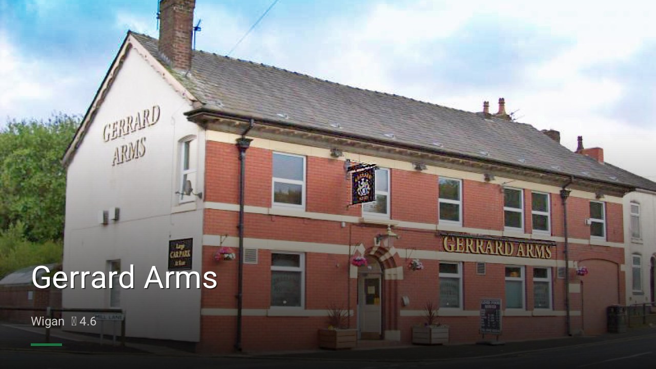 Gerrard Arms - Sports Bars in Wigan